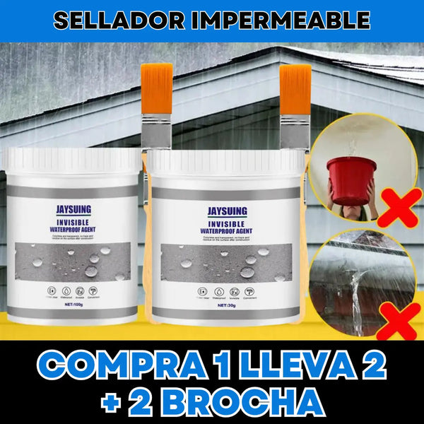 Sellador impermeabilizante  Agua Cero 💦 Gratis brocha pague 1 lleve 2 500ml